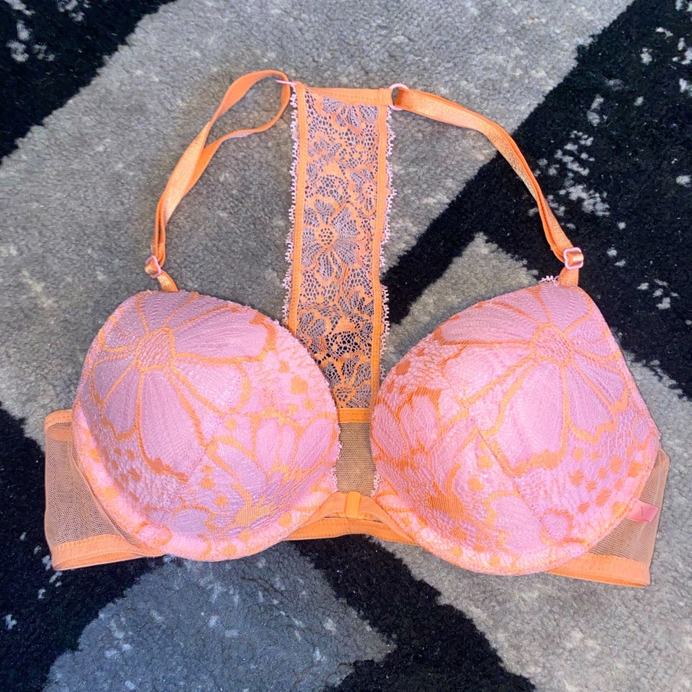 Embroidery pastel bra by Victoria’s Secret